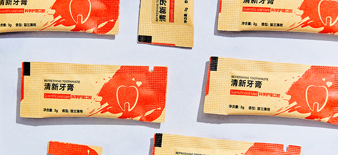 條裝牙膏，片式便攜設計(jì)，出差旅遊常備