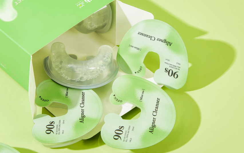 皚齒牙套清潔液，遠(yuǎn)離(lí)黃(huáng)臭牙套苦惱！